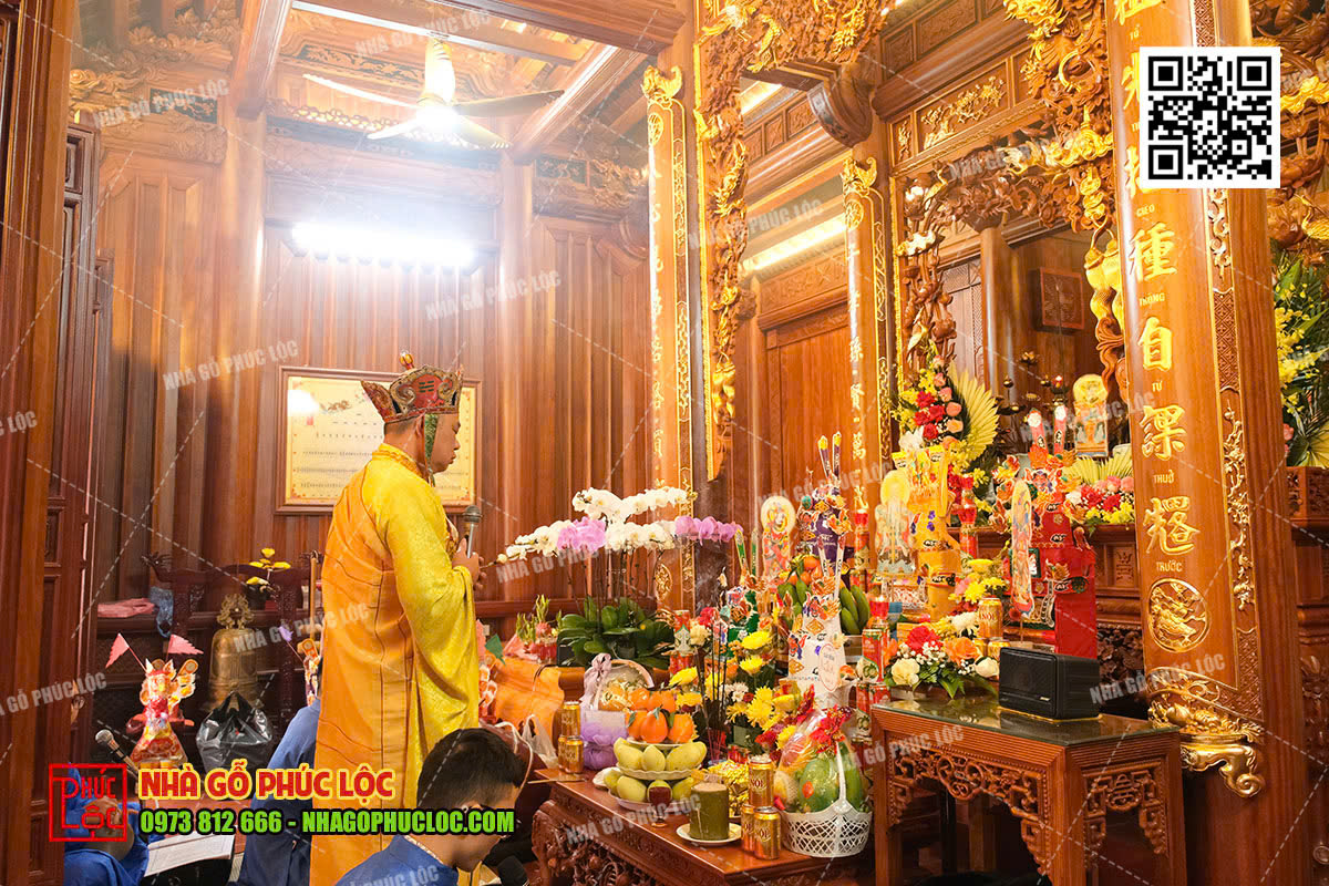 Chuẩn bị mâm lễ cúng tân gia