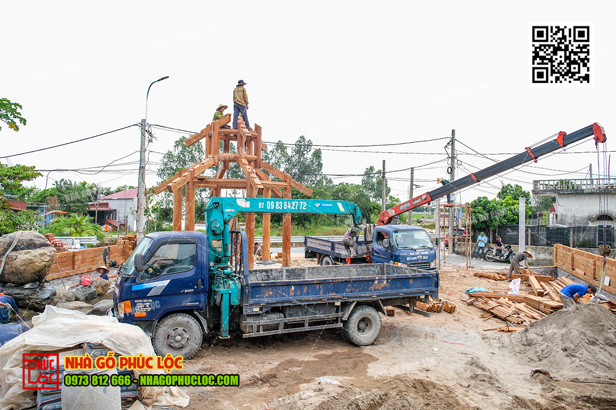 Quy trình thi công nhà chòi sân vườn