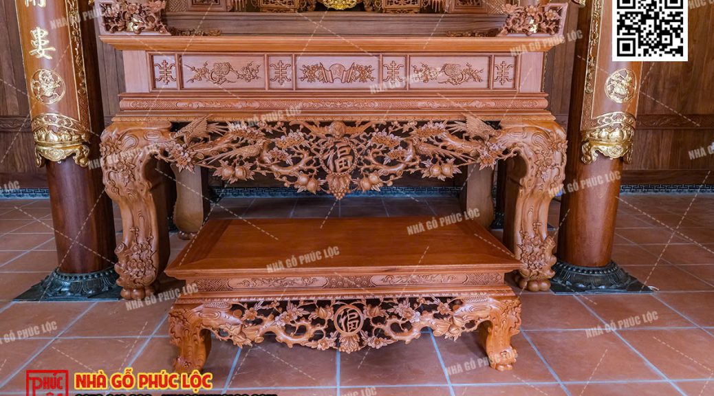 Tiêu chí lựa chọn bàn cúng cơm phù hợp cho nhà gỗ